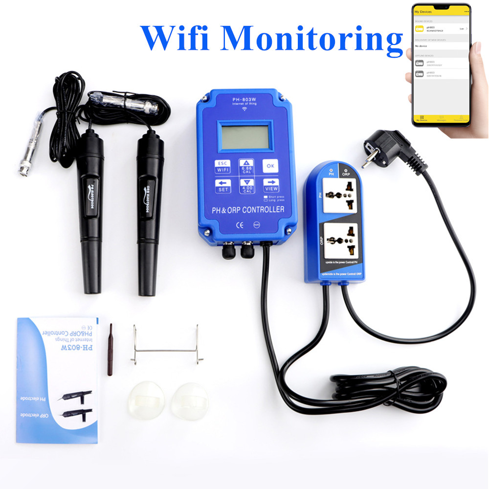 Marine Aquarium Water Analyzer - 2 In 1 PH ORP Controller
