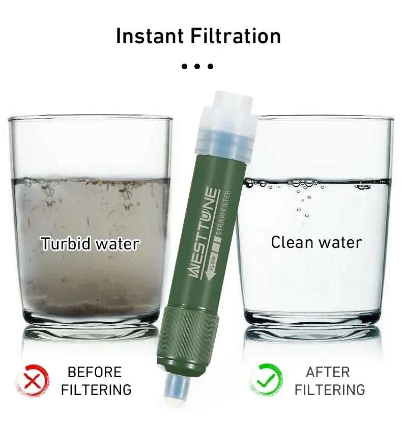 Activated Carbon Bag - Westtune Outdoor Mini Camping Purification Water