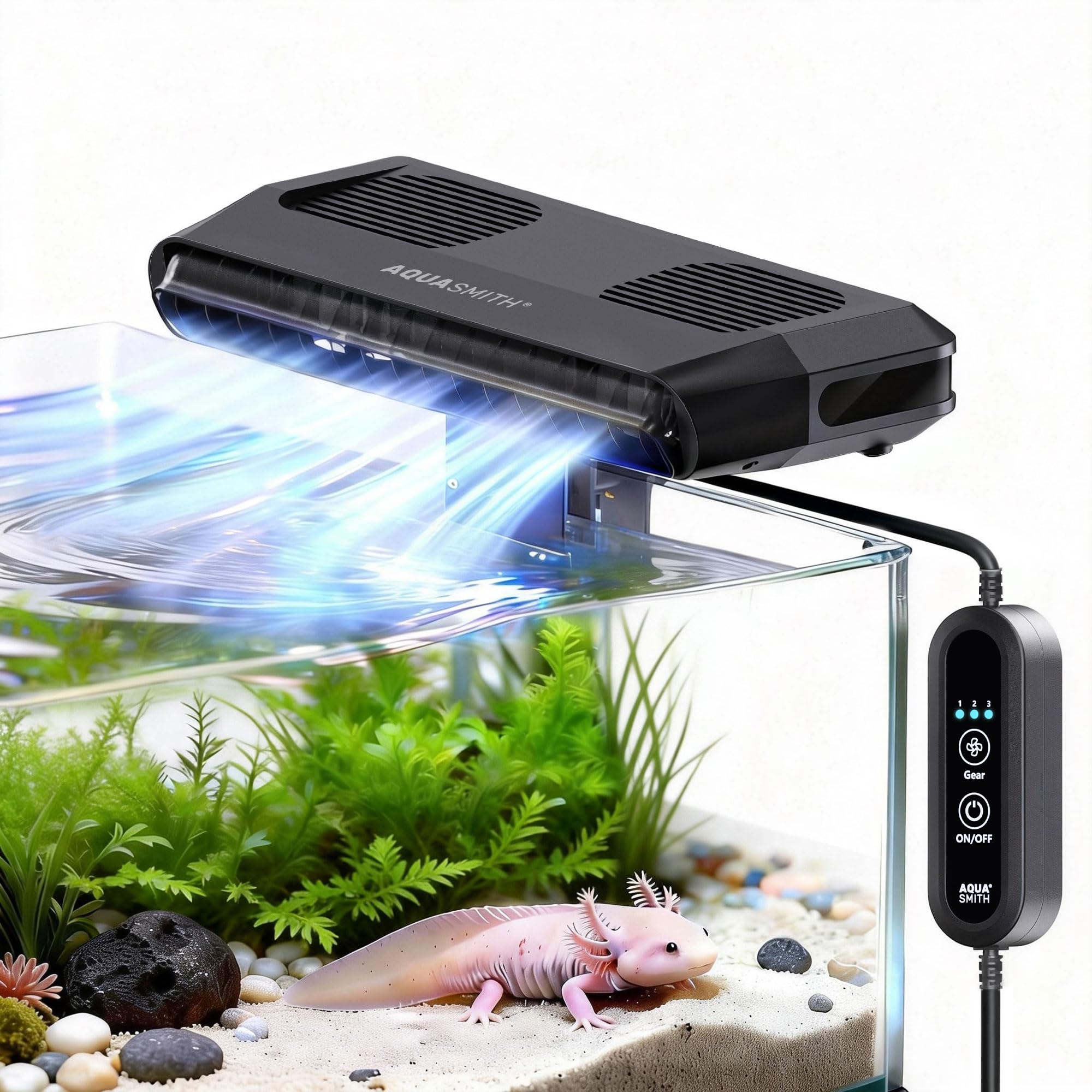 Marine Aquarium Chiller - Aquarium Fan, Ultra-Quiet Fish Tank Chiller,