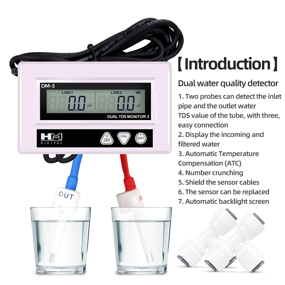 HM DM3 Online TDS EC Water Qua - огляд і ціна Marine Aquarium Water Analyzer
