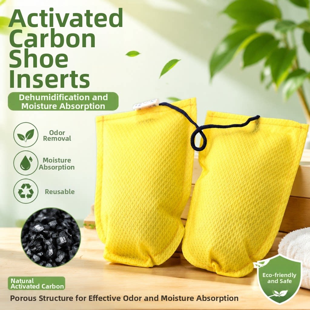 Bamboo Charcoal Shoe Inserts A - огляд і ціна Activated Carbon Bag