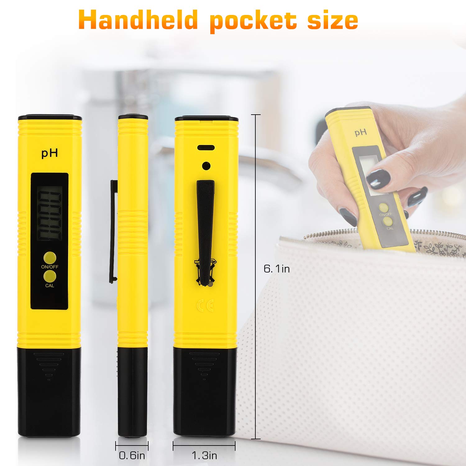 Golden Sunday PH Meter 0.01 Hi - огляд і ціна Marine Aquarium Water Analyzer