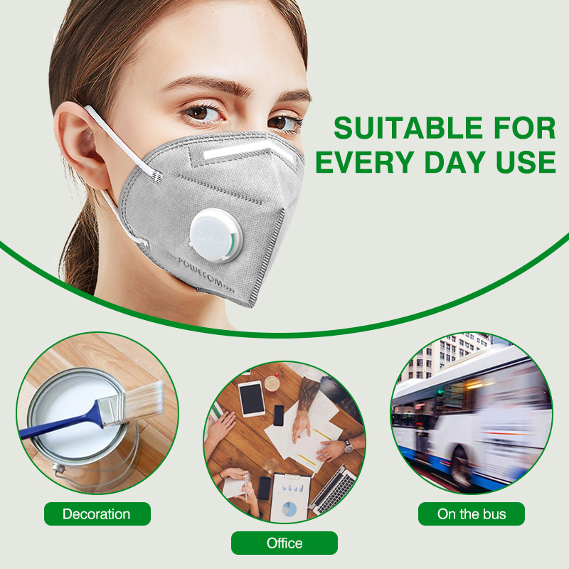 POWECOM KN95 Masks Activated C - огляд і ціна Activated Carbon Bag