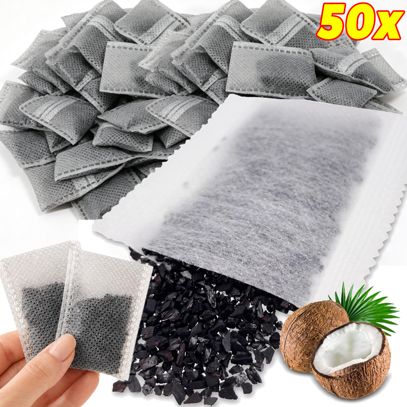 5/50x Activated Carbon Bags Na - огляд і ціна Activated Carbon Bag