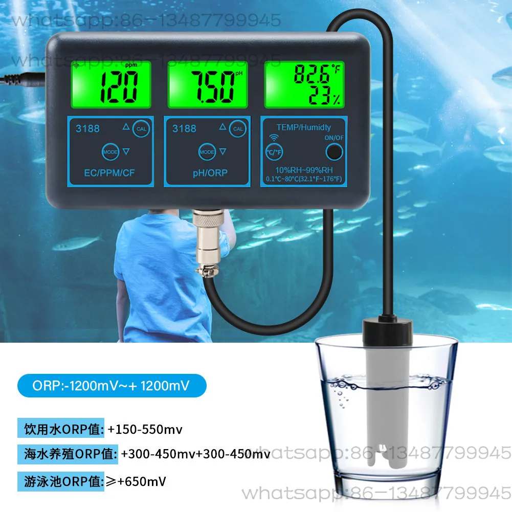 Tuya 7-in-1 Online Water Quali - огляд і ціна Marine Aquarium Water Analyzer