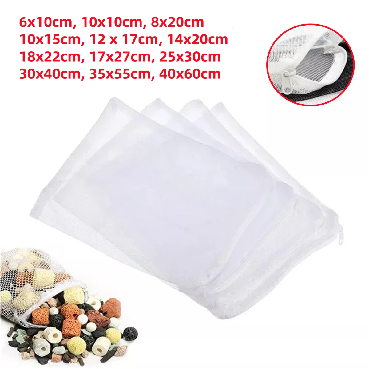 1/5Pcs Aquarium Filter Bags wi - огляд і ціна Activated Carbon Bag